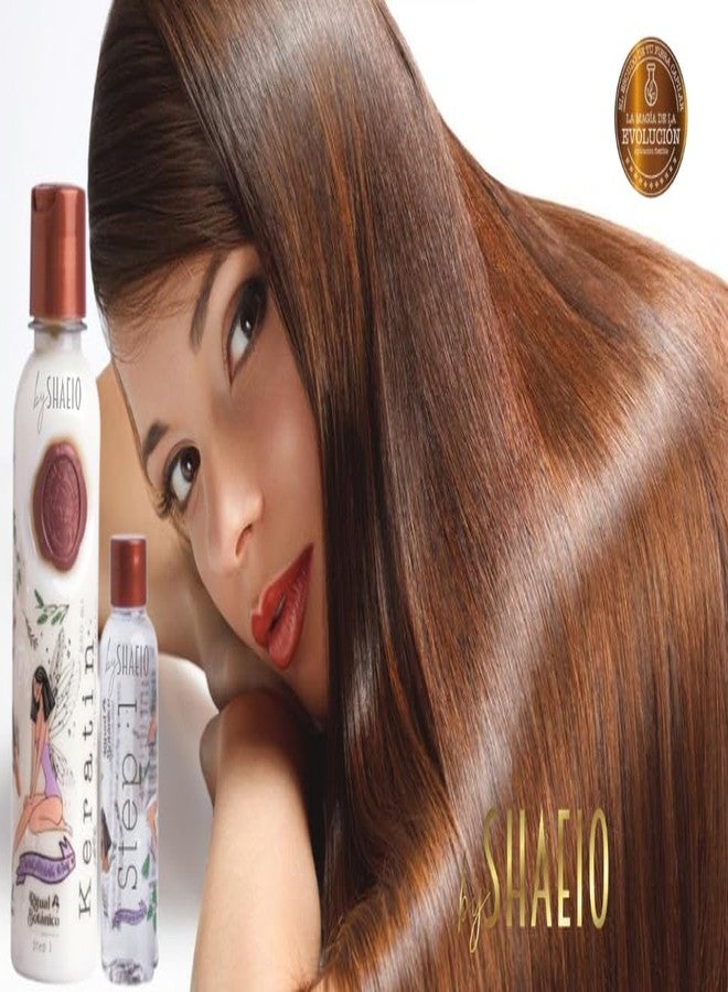 SHAEIO RITUAL BOTANICO Keratina para Alisar el Pelo 250ML + Kit Crecimiento Acelerado y Ultra Reparador S.O.S: Shampoo de Cebolla, Acondicionador Intensivo PLEX, Termoprotector para Cabello + Aplicador - Image 3